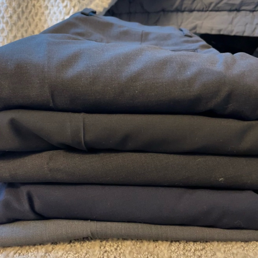 Brooks Brothers Mens Dress Pant, set of 5. Size 32 waist, 30 inseam.